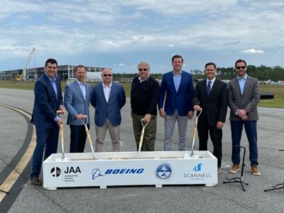 Scannell Properties and Boeing break ground on new component operations facility in Jacksonville, FL